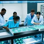 곤충 관련 해외 논문 리뷰 - **Prompt: Breakthrough in Insect-Inspired Medicine**
    A highly detailed, realistic photograph of ...